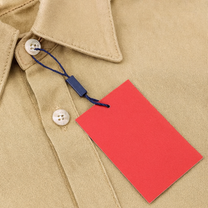 Fábrica Atacado Círculo Personalizado pendurar <span class=keywords><strong>Tags</strong></span> com Corda 18cm Reciclável Descartável Hangtag Corda Corda para Vestuário Plástico - Product Image 5