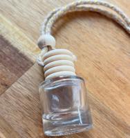 Diffuseur de parfum suspendu pour voiture, flacon en verre vide de 11 ml, personnalisable avec logo, vente en gros