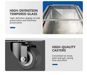 Congélateur îlot <span class=keywords><strong>de</strong></span> haute qualité pour supermarché, idéal pour la viande, <span class=keywords><strong>les</strong></span> <span class=keywords><strong>fruits</strong></span> <span class=keywords><strong>de</strong></span> <span class=keywords><strong>mer</strong></span> et le poulet - Product Image 2