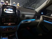Kit d'éclairage d'ambiance intérieur LED 64 couleurs pour Mercedes Benz GLE/GLS/GL/ML W166 - Accessoires de bande lumineuse d'ambiance