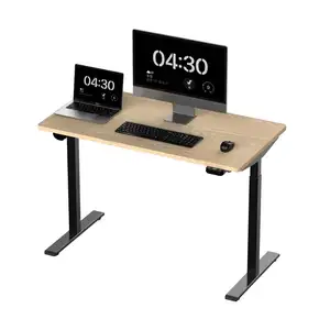 Furnitur logam ergonomis modern populer meja komputer kantor untuk rumah