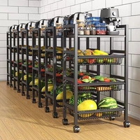 Étagère de rangement amovible pour légumes et fruits, édition de luxe, pour cuisine et salle à manger, support de rangement détachable pour ustensiles de cuisine, direct usine