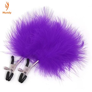 Giocattoli Sessuali per Adulti, Clip per Seno con Piume Sexy, Morsetti per Capezzoli a Quadrifoglio, Accessori per Bondage per <span class=keywords><strong>Intimità</strong></span> - Product Image 2