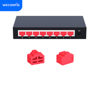 Bouchon anti-poussière en silicone pour port Ethernet LAN, capuchon de protection anti-poussière RJ45, prise vierge RJ45, 1000 pièces/paquet