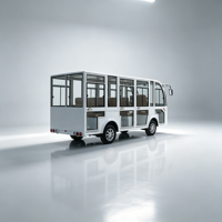 Bus de tourisme électrique de luxe, fermé, 14 places, de bonne qualité, à bas prix, pour hôtel, complexe hôtelier, parc personnalisé, visites touristiques