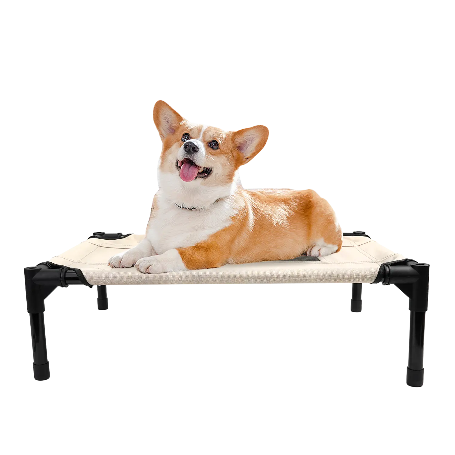 New 600D Oxford Fabric Waterproof Breathable Mech Portable Raised Elevated Dog Bed Cooling Summer Dog Cot Pet Bed