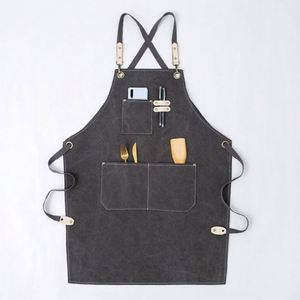 Delantal de Algodón con Estampado Floral para Artistas, Restaurantes, Bares, Ropa de Trabajo para Chefs, Peluqueros, Estilistas, Floristerías - Venta Internacional - Product Image 3