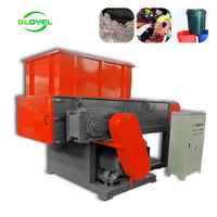 Déchiqueteur de biomasse à arbre simple et déchiqueteur de déchets métalliques électroniques à double arbre série GYMSS