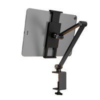 Vente d'usine support de tablette bureau en aluminium hauteur réglable support de tablette de bureau pince de bureau bras de support de téléphone (CS-2 BEWISER)