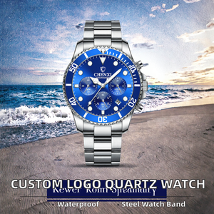 <span class=keywords><strong>Montre</strong></span> pour homme en alliage simple et élégante avec logo personnalisé, quartz, étanche, 40 mm, <span class=keywords><strong>bracelet</strong></span> en acier inoxydable - Product Image 2