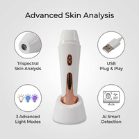 Máquina de Análisis de Piel con Cable y Software para Windows, Microscopio de Diagnóstico Facial para Salón, Analizador de Piel USB