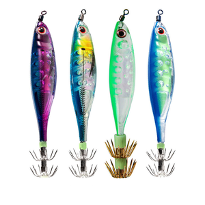 Produzione OEM di Esche Luminose per Calamari in Acqua Salata, 10CM 9.5G, Esche <span class=keywords><strong>Artificiali</strong></span> per Gamberi, Polpi e <span class=keywords><strong>Seppie</strong></span>, per <span class=keywords><strong>Pesca</strong></span> in Mare - Product Image 3