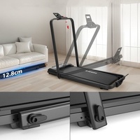 Tapis roulant électrique pliable haut de gamme, tapis de marche sous le bureau, silencieux, intelligent, pour la maison, moteur 2,5 CV, écran LED, bande de course
