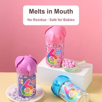 Yaourts lyophilisés à faire fondre pour bébés et tout-petits, 6 probiotiques actifs, fondent dans la bouche, collation aux fruits naturels, boîte de 22g