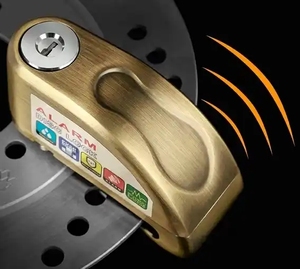 Lucchetto Antifurto Portatile per Bicicletta con <span class=keywords><strong>Allarme</strong></span> di Sicurezza Keyless, <span class=keywords><strong>Bloccadisco</strong></span> per Mountain Bike e Monopattino Elettrico - Product Image 4