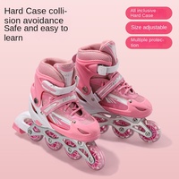 Ensemble de patins à roulettes ZHOYA SPORT avec bases interchangeables et roues en PVC à une rangée, tissu en maille PU pour débutants