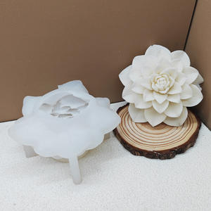 Gros DIY Grande Pivoine Rose <span class=keywords><strong>Moule</strong></span> en Silicone <span class=keywords><strong>pour</strong></span> la Fabrication de Bougies Creative Céramique Aroma Plâtre Maison Concept Décoratif - Product Image 5