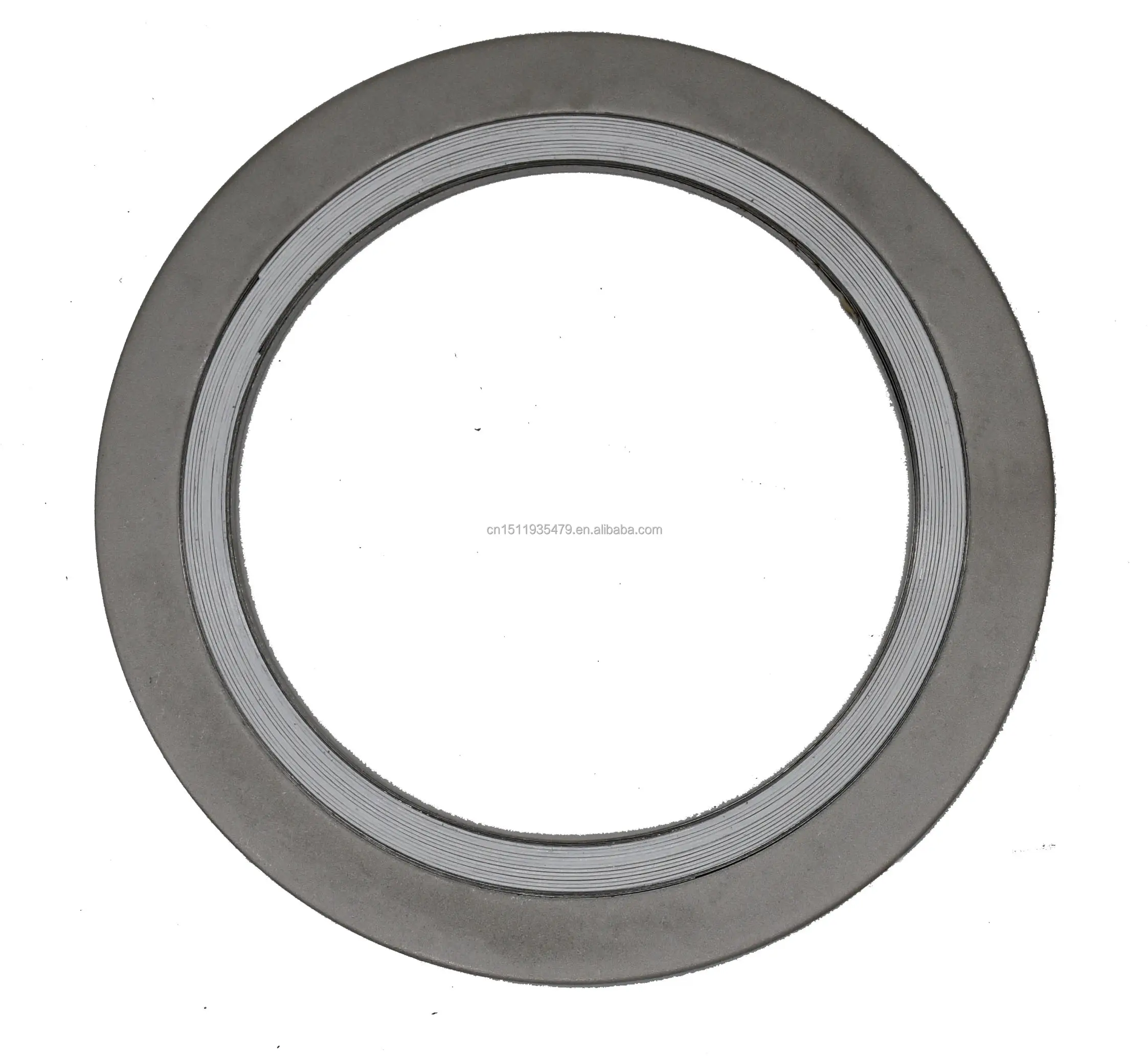 Trung Quốc sản xuất Graphite Gasket nhiệt độ cao kháng kim loại xoắn ốc vết thương Gasket với 304 SS răng cưa Gasket