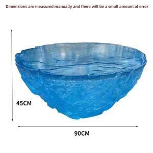 Ensemble <span class=keywords><strong>de</strong></span> tables à café/thé écologiques sculptées en résine transparente <span class=keywords><strong>de</strong></span> haute qualité au design moderne <span class=keywords><strong>de</strong></span> luxe pour la maison, l'hôtel et le bureau. - Product Image 6