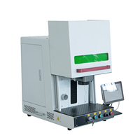 Machine de gravure laser de 60W JPT 2.5D EZCAD3, machine de gravure de marquage profond de découpe de métal, machine de marquage laser rotatif