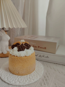 Galletas de chocolate y pastel de gasa cremoso Velas de aromaterapia perfumadas para vacaciones Diwali Pascua Ramadán Día del padre - Product Image 2