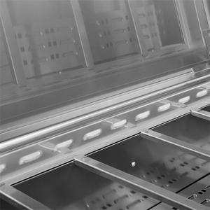 Nuova panca frigo Makeline per <span class=keywords><strong>Pizza</strong></span> refrigerata commerciale a tre porte con Grill - Product Image 4