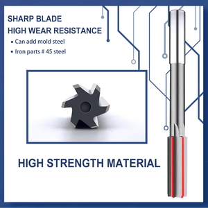 SHARKA HSS Escariador de mandril H7 de estría recta con vástago <span class=keywords><strong>redondo</strong></span> para acabado de orificios de precisión 1/8" 3/16" 1/4" 5/16" - Product Image 2