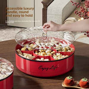 Wholesale Stackable Snackle Box <b>Container</b> Divided <b>Snack</b> Serving Tray with Lid for Home Kitchen Party Travel Picnic - Product Image 6