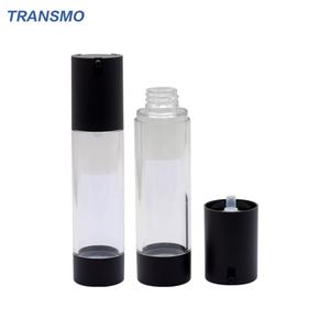 Nouvelle conception de flacon de lotion vide, flacon de shampooing transparent de 30 ml, flacon de lotion sans air en plastique, flacon cosmétique sans air, crème pour le corps - Product Image 3