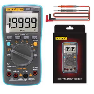 Multímetro Digital ZOYI de Alta Precisión RMS, con Rango Automático, Amperímetro, Voltímetro, Medidor Inteligente de Capacitancia, Temperatura, NCV, Ohmios, Hz, 10A - Product Image 1