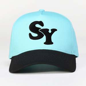 High Quality Wholesale Custom 5 Panel 100% Cotton Sport Hat Embroidery Logo Gorras Mens <b>Women</b> Custom Fitness Hats <b>Baseball</b> <b>Cap</b> - Product Image 4