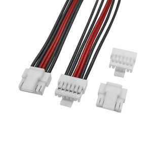 LED Strip Connection Wire 6 Pin NH1.0 To PH2.0 Red Black PVC Insulated 500mm Length 12V Static Installation - Product Image 1