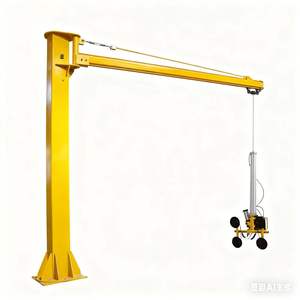 Dispositivo de Levantamento de Vidro com Ventosa Pneumática, Estrutura de Aço, Fácil de Operar, Adequado para Levantar Vidros Grossos. - Product Image 1