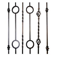 Bascule en fer forgé au Design moderne, nouveau style, balustrade d'escalier, 23 cm