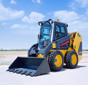 Fabriqué en Chine, chargeur hydraulique 3T 0,4m³, godet à roche puissant, charge moyenne 0,9T, engin de terrassement, <span class=keywords><strong>mini</strong></span>-chargeur compact 375B - Product Image 1