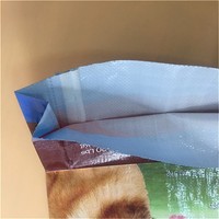 Aliments pour chiens et chats, sacs en PP de 5 kg, 10 kg, 25 kg, 50 kg, sacs tissés en PP pour aliments pour animaux, sacs tissés personnalisés de grande capacité pour aliments pour chiens et chats