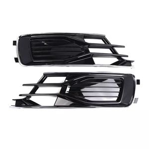 Rejilla frontal para Audi A6 C7 2016-2018 estilo RS, cubierta inferior del parachoques con moldura negra de ABS - Product Image 1