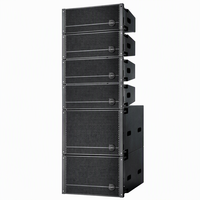 Système de sonorisation Line Array double 8 pouces 4+2, 500W 138dB avec caisson de basses 18 pouces pour événements en direct intérieurs et extérieurs, auditoriums