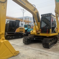 Excavatrice Komatsu PC130 d'occasion, PC120, PC130, PC138, PC150, pelle sur chenilles hydraulique de 13 tonnes pour travaux de construction