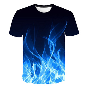 Camisetas de Hombre al por Mayor 2019, Talla Grande, Transpirables, Antibolitas, Estampadas en 3D, Coloridas, Estilo Moto y Motociclista, Manga Corta, Cuello Redondo - Product Image 3
