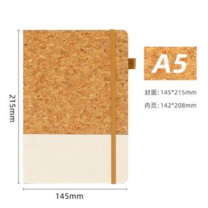 Cuaderno A5 Personalizado de Corcho y Cuero - Diario de Tapa Dura con Páginas Rayadas para Escribir y Diario Creativo - Product Image 4
