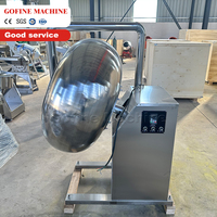 Machine de polissage et de glaçage entièrement automatique pour la transformation des cacahuètes, amandes et bonbons mous
