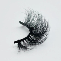 Vente en gros 20mm Fluffy Faux Mink Lashes Marque privée Vendeur de cils synthétiques Faux cils avec boîtes d'emballage personnalisées