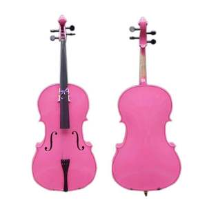 Cello en bois massif, tige en bois de tilleul de haute qualité, plusieurs couleurs et modèles complets, fournisseur de fabricants, couleur - Product Image 5