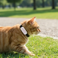Rastreador GPS Inteligente Mini 4G Portátil para Mascotas, Collar con Ubicación en Tiempo Real para Perros y Gatos, Sistema GSM Antipérdida, Material Plástico
