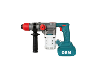 Marteau perforateur rotatif sans fil sans balais, batterie lithium, perceuse électrique 26 mm, 3 fonctions (perçage, poinçonnage, sculpture), outil électrique OEM