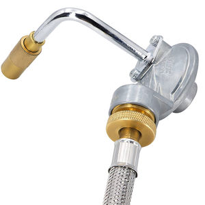 Manguera trenzada de acero inoxidable POL, 1 ''-20 macho para calentador de alta presión, parrilla, parrilla, superficie lisa, manguera de agua Flexible trenzada - Product Image 2