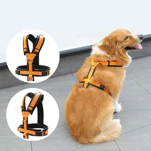 Best Pet Harness Supplies Cute Puppy Tactical Nylon Mesh morbido riflettente traspirante Luxury Dog Pet Harness per cani di taglia grande