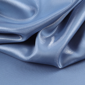 Paris Satin Siêu Sáng Lỏng Nước Ánh Sáng 100% Polyester Lưới Vải Nhanh Chóng Khô Đồng Bằng Nhuộm Nhà Giản Dị Dệt May Cho Bé Trai Cô Gái - Product Image 1