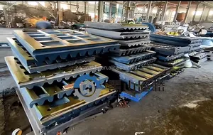 C96 Jaw Crusher สวมชิ้นส่วนเคลื่อนย้ายได้และแผ่นกรามสวิงด้วยวัสดุแมงกานีสสูง